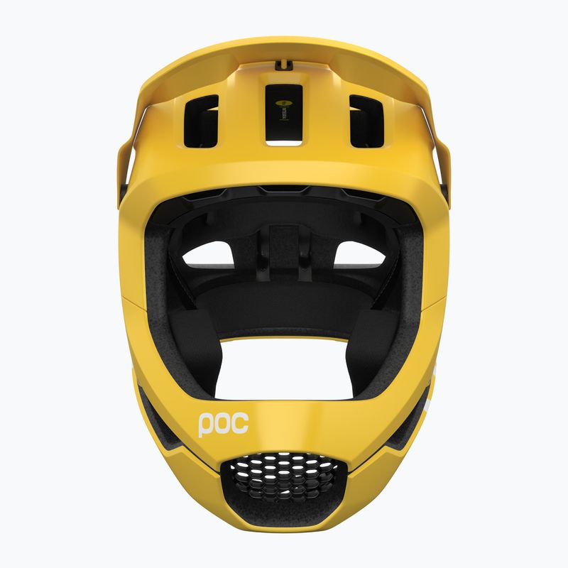 POC Otocon Race MIPS dviratininko šalmas aventurino geltonas matinis 10