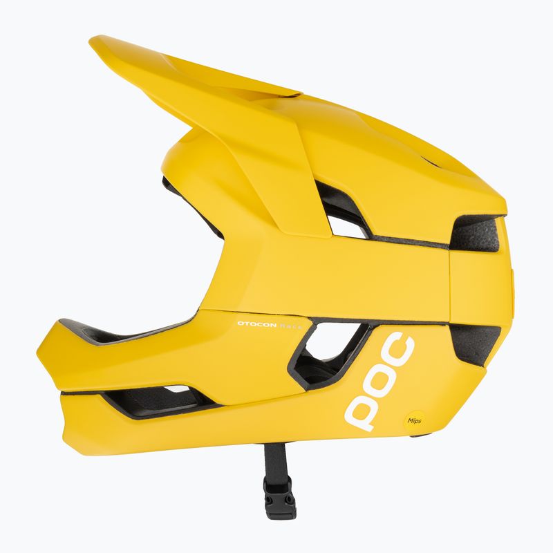POC Otocon Race MIPS dviratininko šalmas aventurino geltonas matinis 5