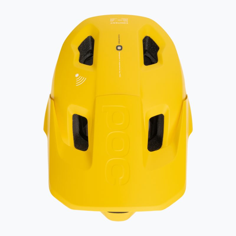 POC Otocon Race MIPS dviratininko šalmas aventurino geltonas matinis 7