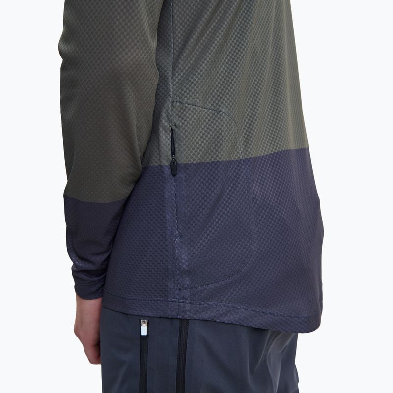 Vyriški dviračių marškinėliai ilgomis rankovėmis POC MTB Pure epidote green/sylvanite grey 4