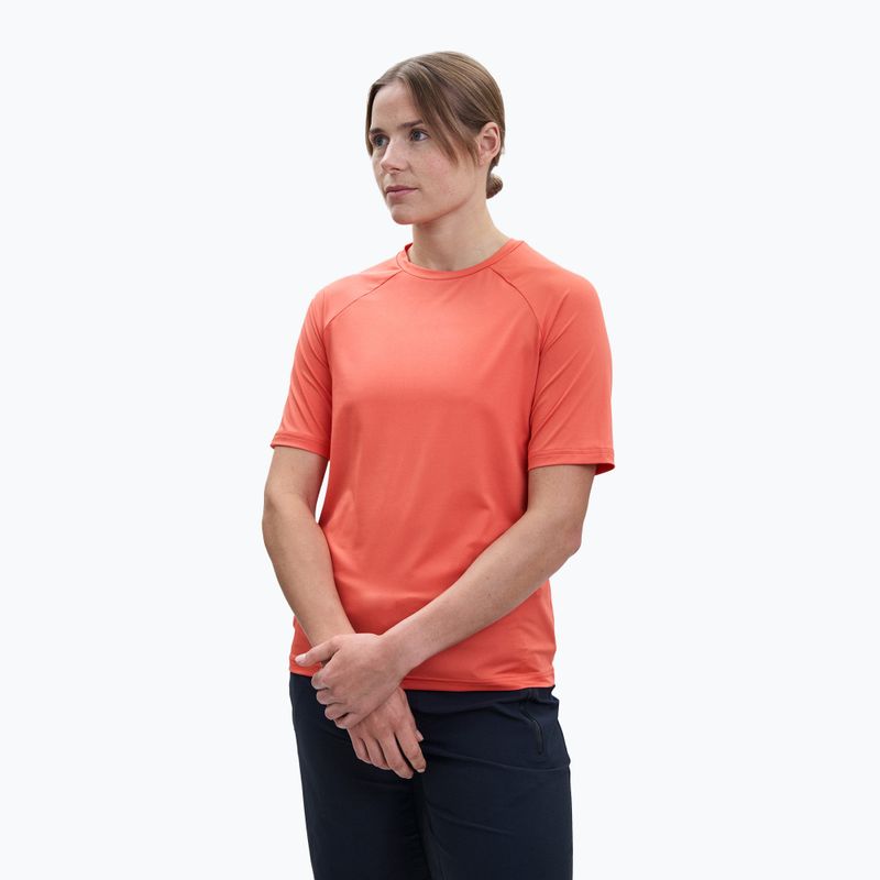Moteriški dviratininkų marškinėliai POC Reform Enduro Light ammolite coral