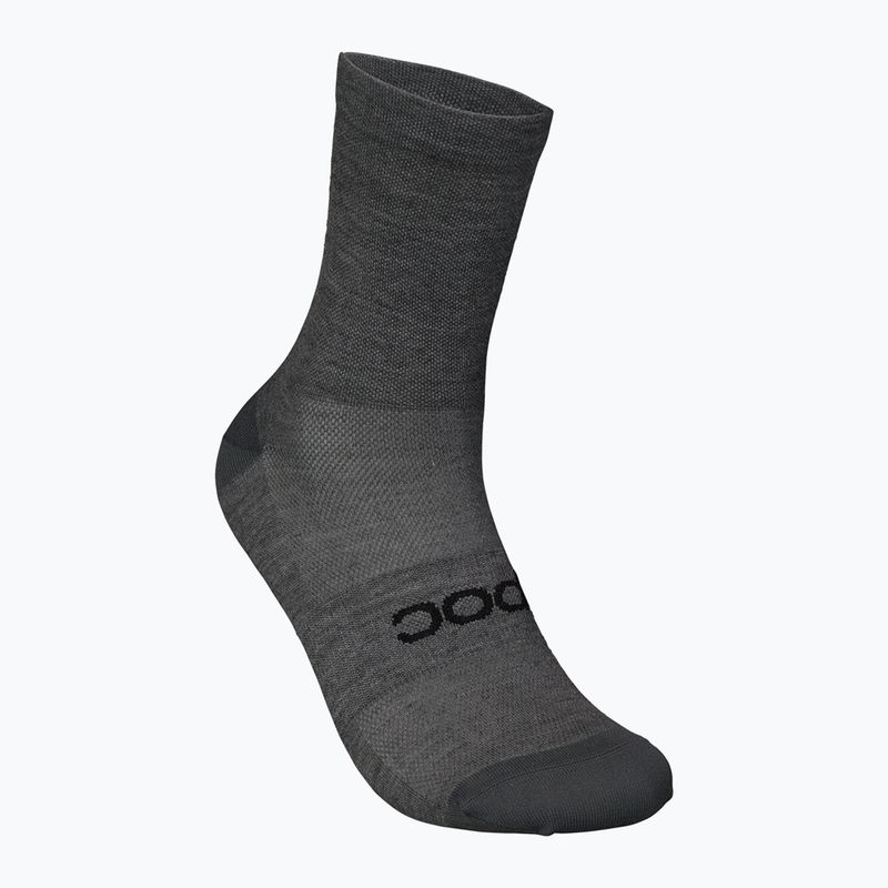 POC Zephyr Merino Mid dviratininkų kojinės sylvanite grey melange