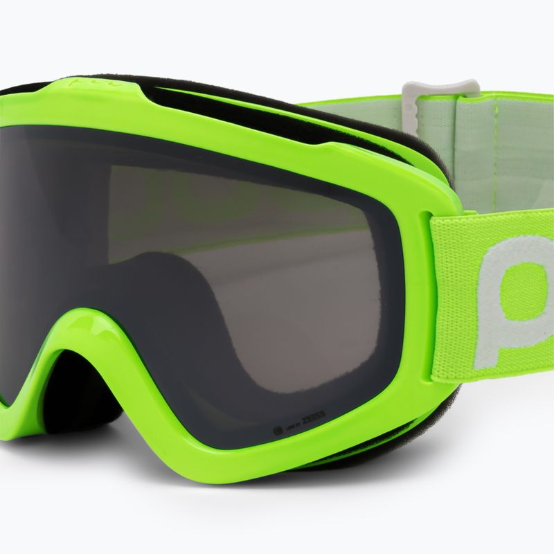 POC POCito vaikiški slidinėjimo akiniai Iris fluorescent yellow/green/clarity pocito 5