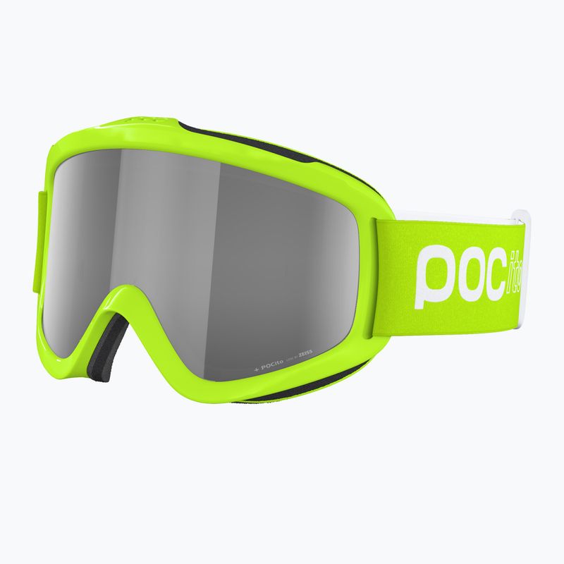 POC POCito vaikiški slidinėjimo akiniai Iris fluorescent yellow/green/clarity pocito 6