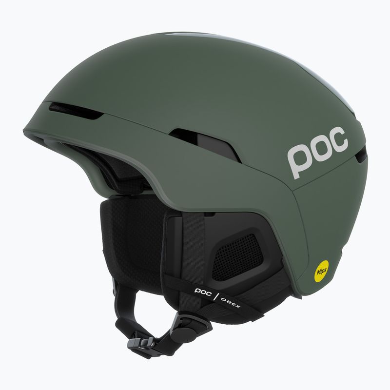 POC Obex MIPS slidinėjimo šalmas epidote green matt 8