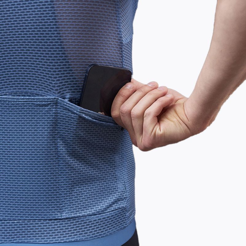 Vyriški POC Air dviratininkų marškinėliai calcite blue/turmaline navy 6