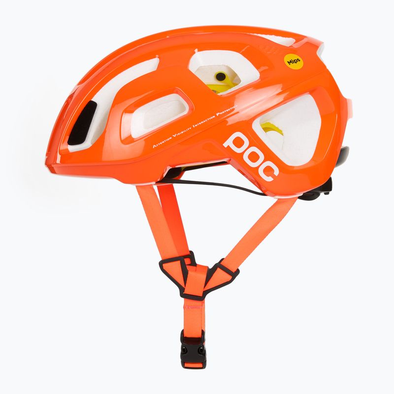 Dviračio šalmas POC Octal MIPS fluorescent orange avip 3