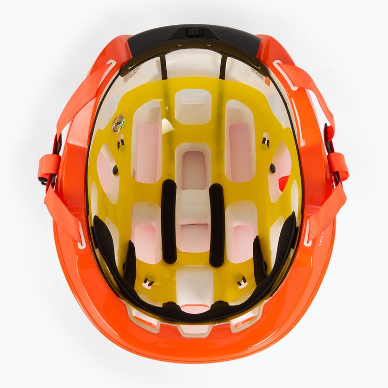 Dviračio šalmas POC Octal MIPS fluorescent orange avip 5