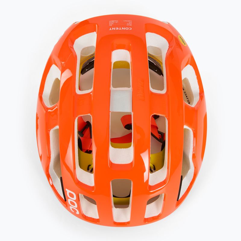 Dviračio šalmas POC Octal MIPS fluorescent orange avip 6