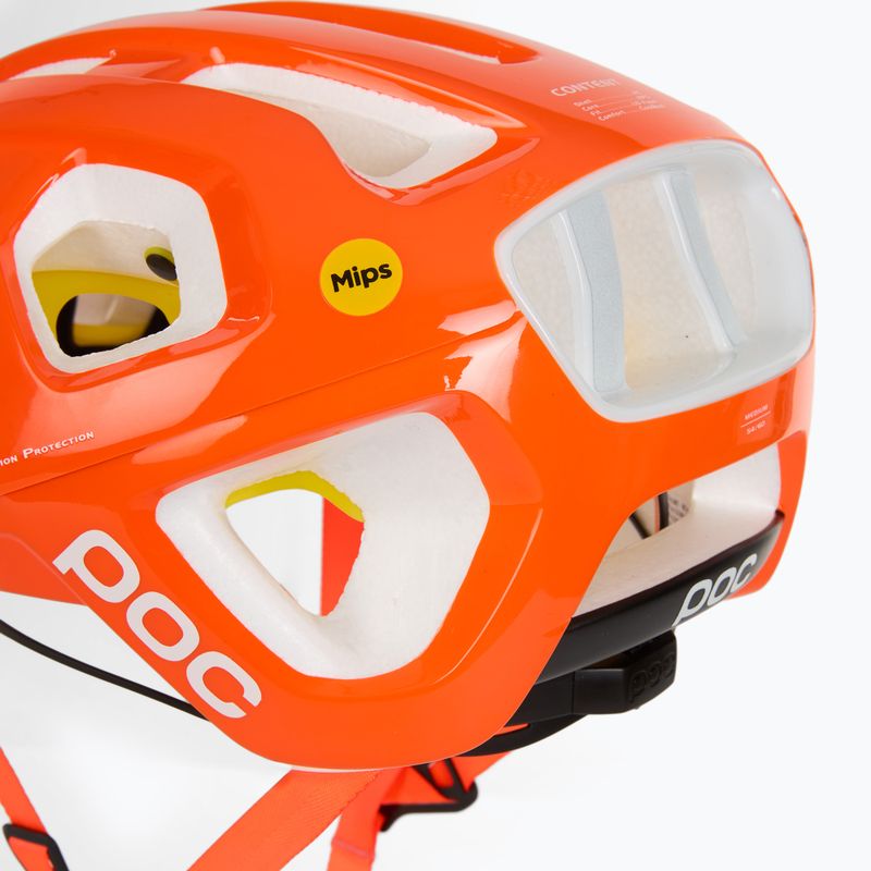 Dviračio šalmas POC Octal MIPS fluorescent orange avip 7