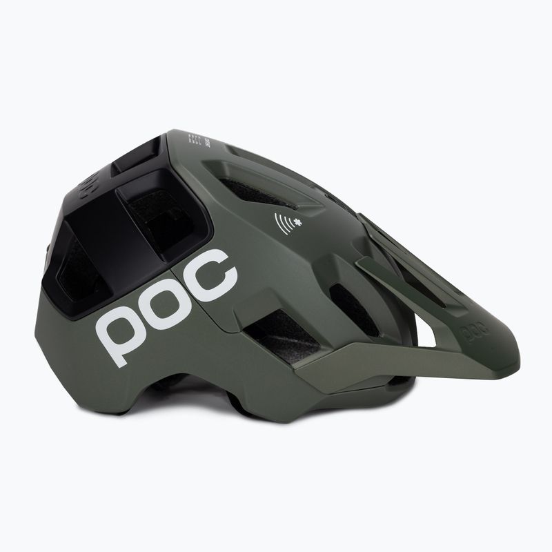 POC Kortal Race MIPS dviratininko šalmas epidote green/urano juoda metallic/matt 3
