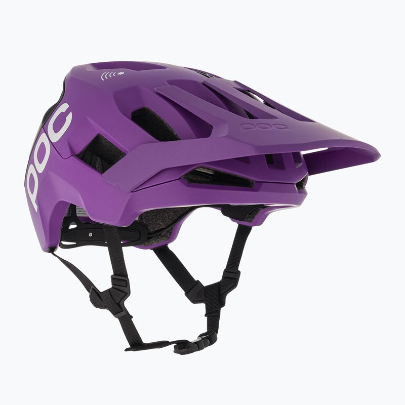 Dviračių šalmas POC Kortal Race MIPS purple/uranium black metallic matt