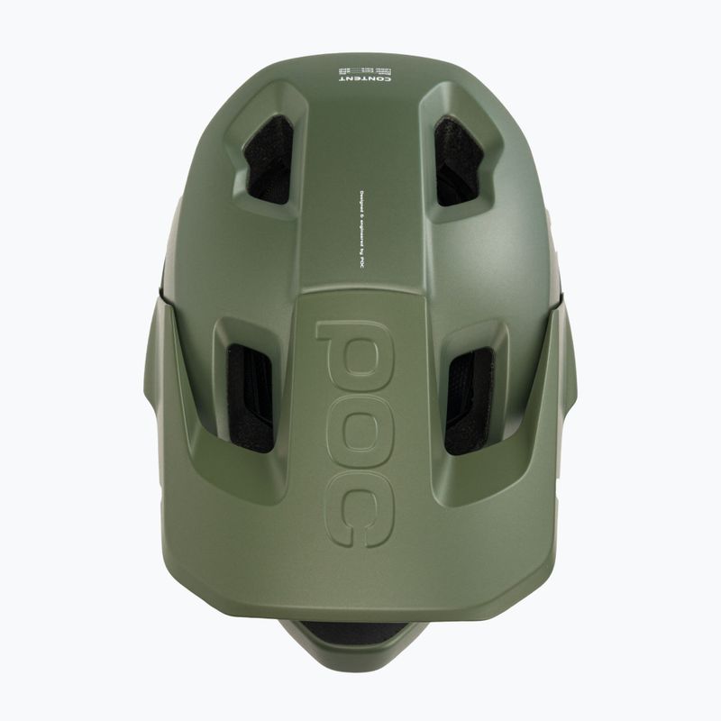 POC Otocon pidote green metallic/matinis dviratininko šalmas 6