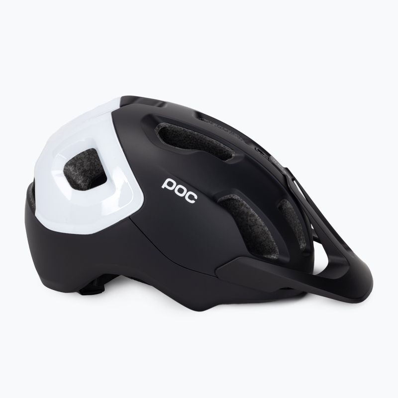 POC Axion Race MIPS dviratininko šalmas uranium black matt/hydrogen white 3
