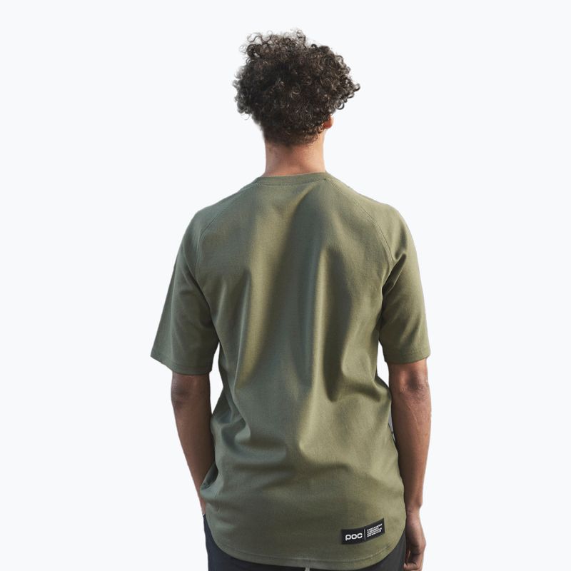 Vyriški trekingo marškinėliai POC Poise epidote green 2