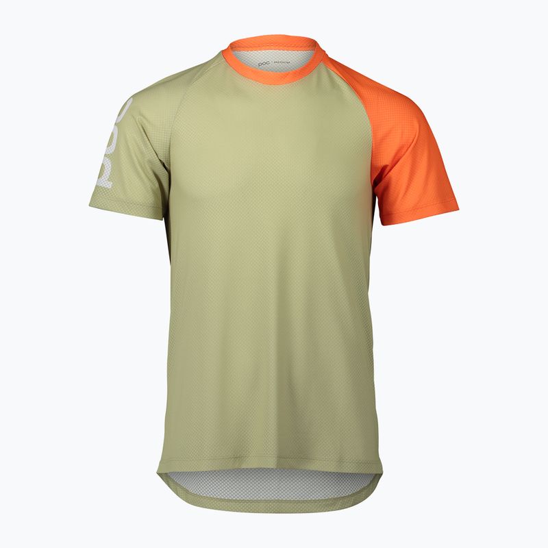 Vyriški dviratininko marškinėliai POC MTB Pure prehnite green