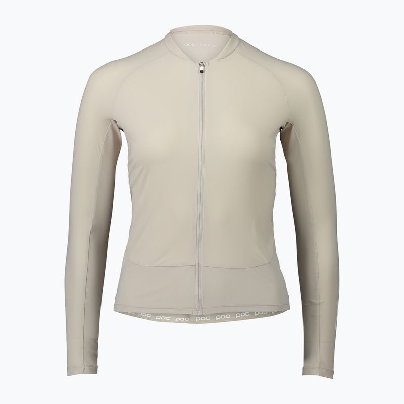Moteriška dviratininkų apranga ilgomis rankovėmis POC Essential Road light sandstone beige 2