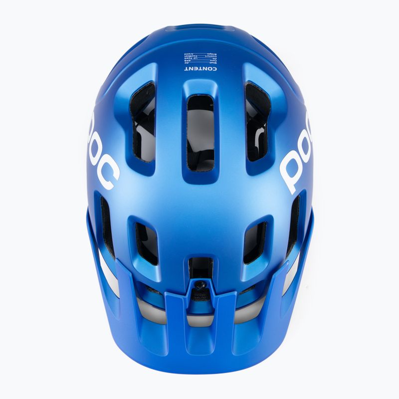 POC Tectal opal blue metallic/matinis dviratininko šalmas 4