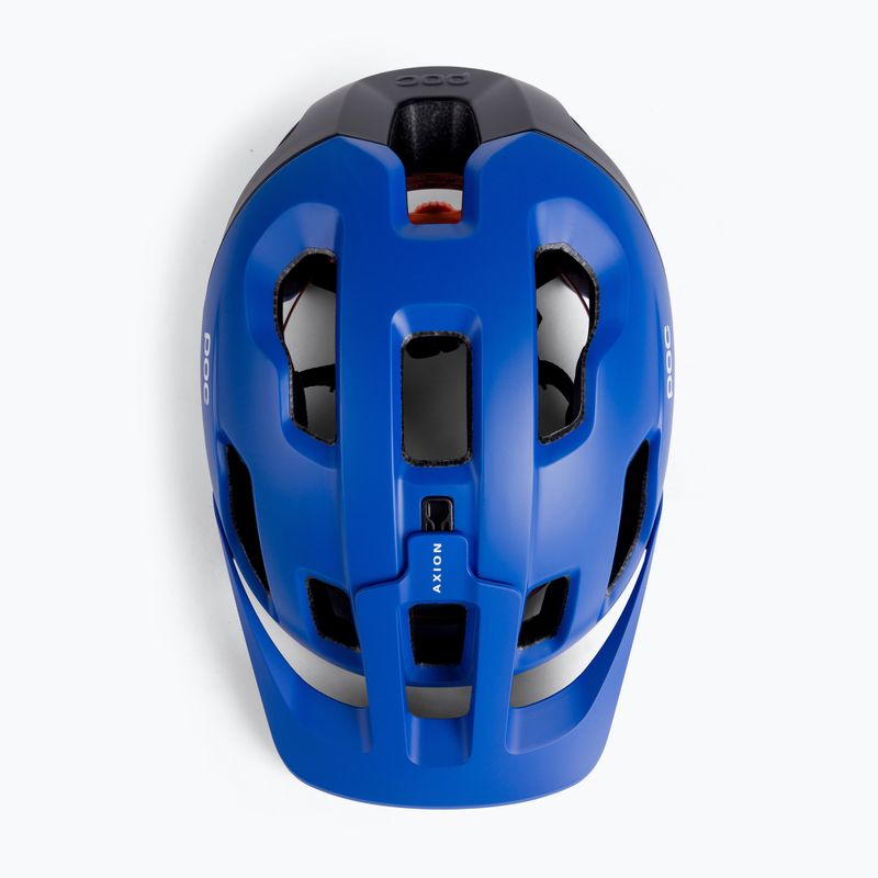 Dviračių šalmas POC Axion SPIN natrium blue matt 6