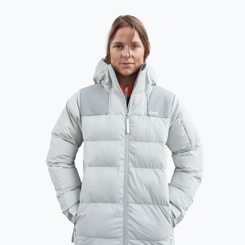 Moteriška pūkinė striukė POC Loft Parka granite grey 4