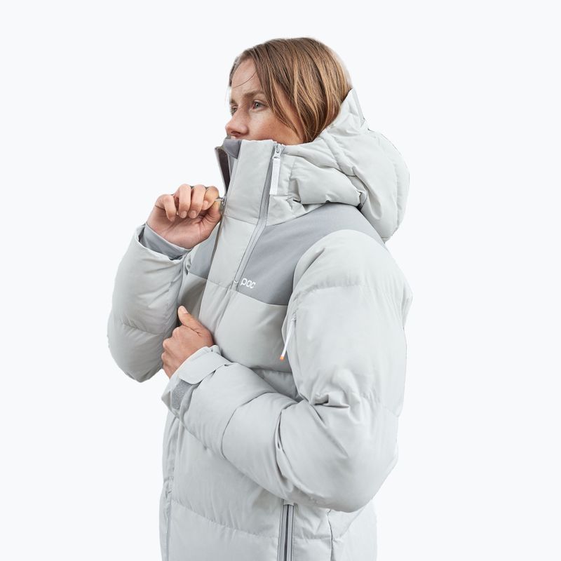 Moteriška pūkinė striukė POC Loft Parka granite grey 5