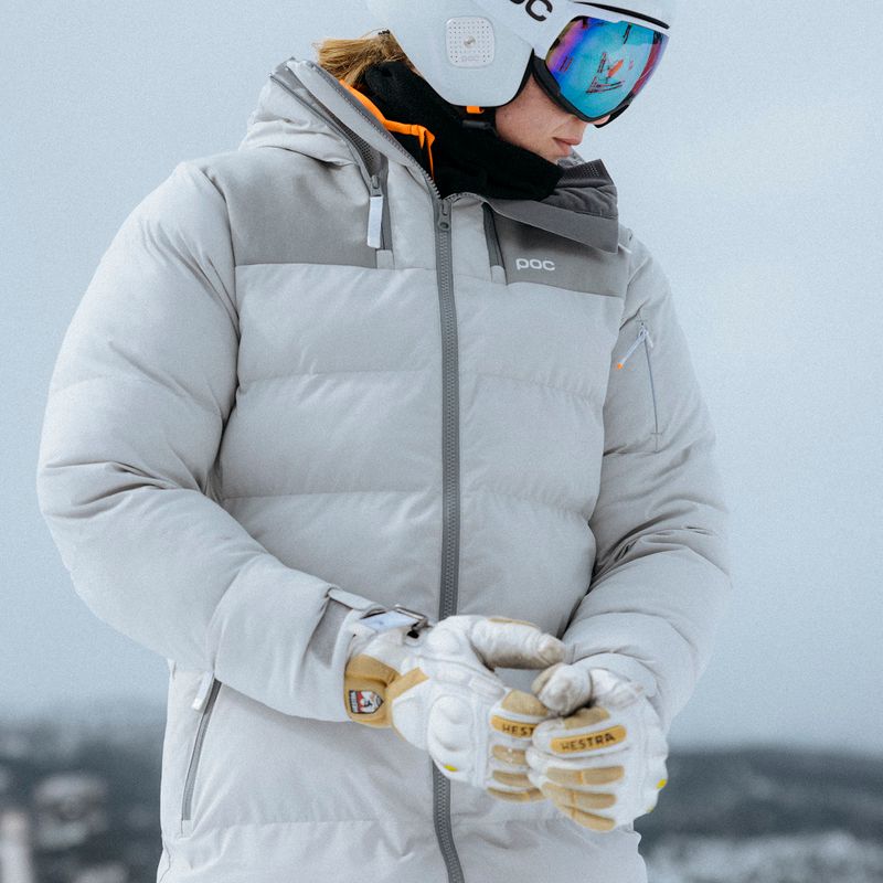 Moteriška pūkinė striukė POC Loft Parka granite grey 11