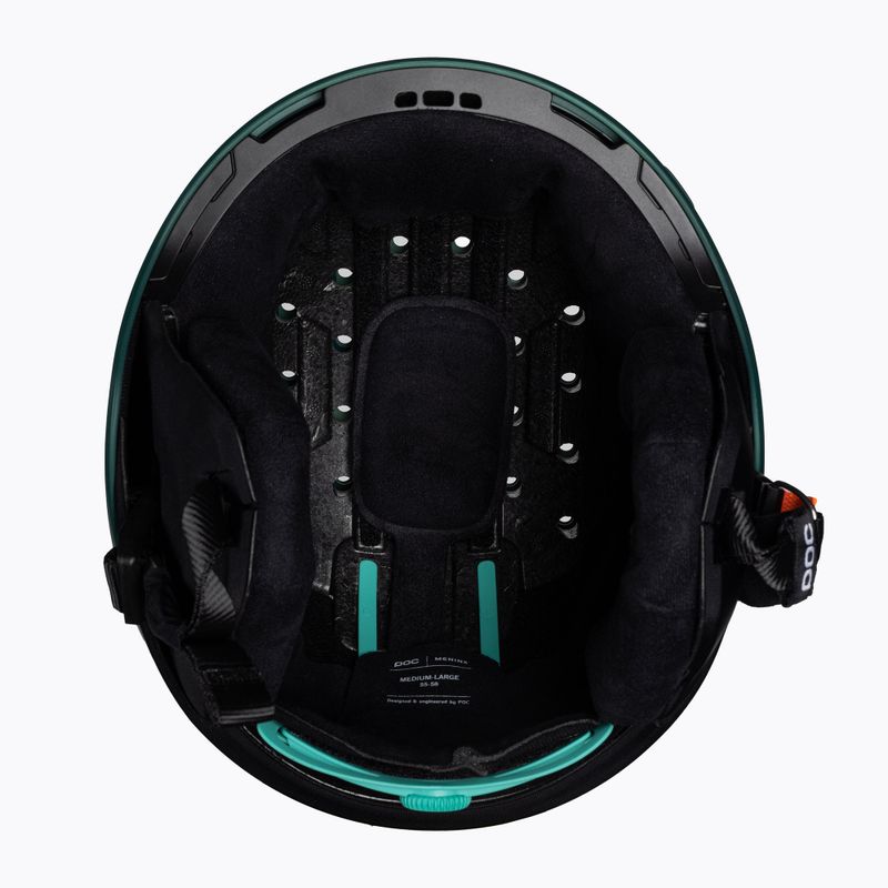 POC Meninx slidinėjimo šalmas moldanite green 5