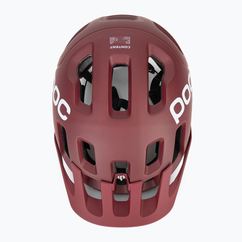 Dviračio šalmas POC Tectal propylene red matt 6