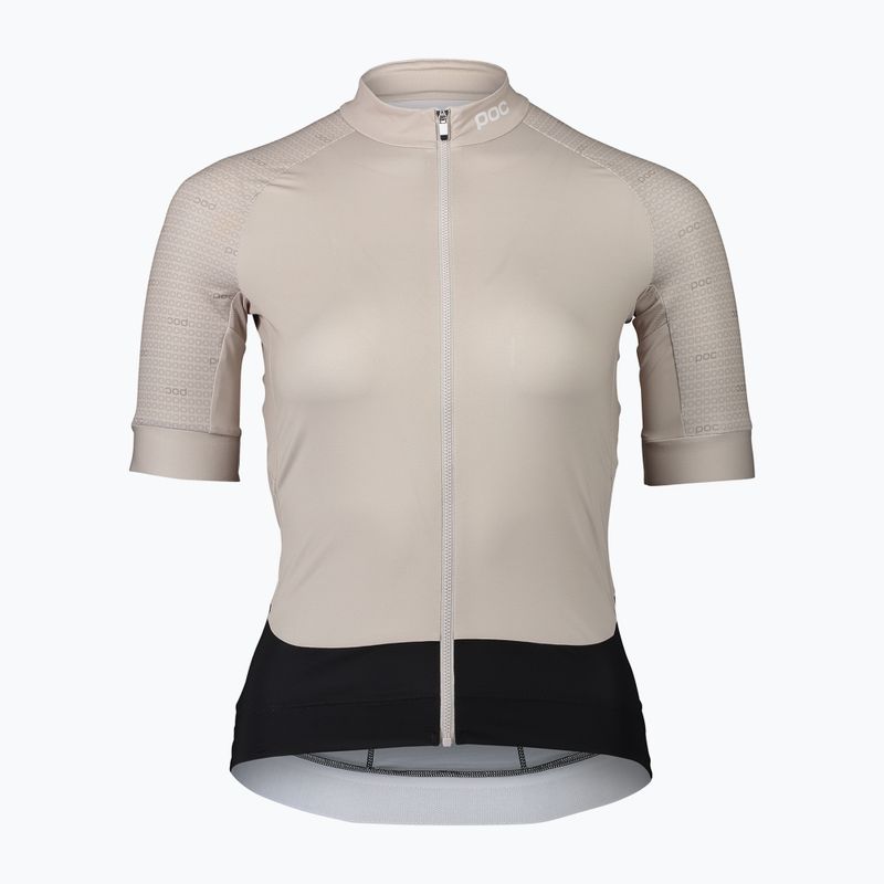 Moteriški dviratininkų marškinėliai POC Essential Road light sandstone beige
