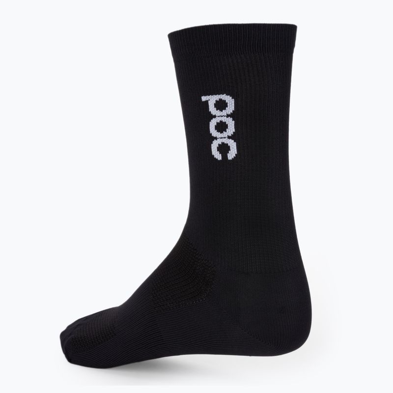 POC Soleus Lite Mid uranium black dviratininkų kojinės 2