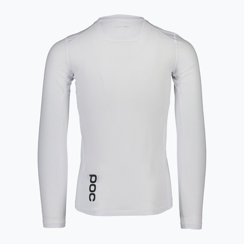 Dviračių vyriški marškinėliai POC Essential Layer LS hydrogen white 2