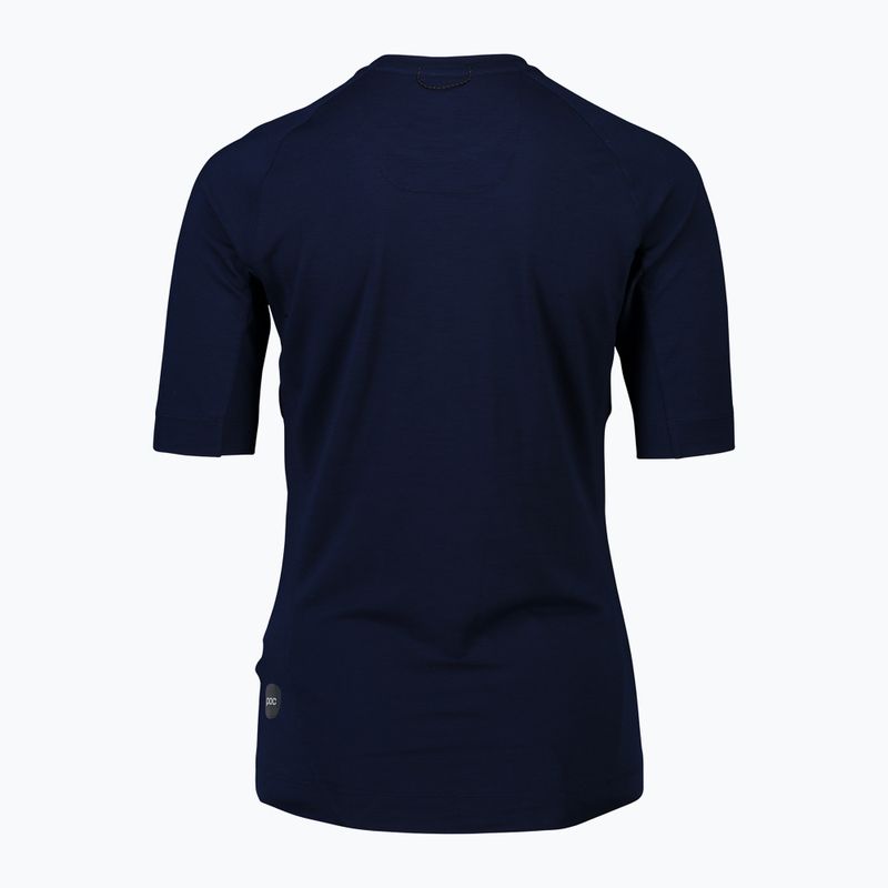 Moteriški marškinėliai POC Light Merino turmaline navy 2