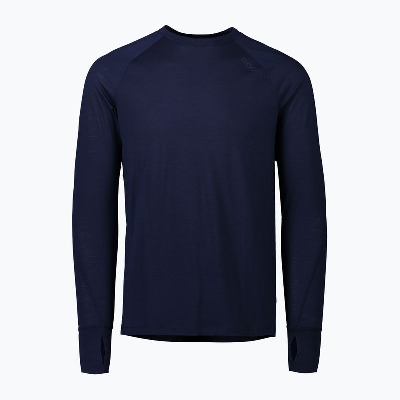 Ilgos rankovės trekkingui POC Light Merino turmaline navy