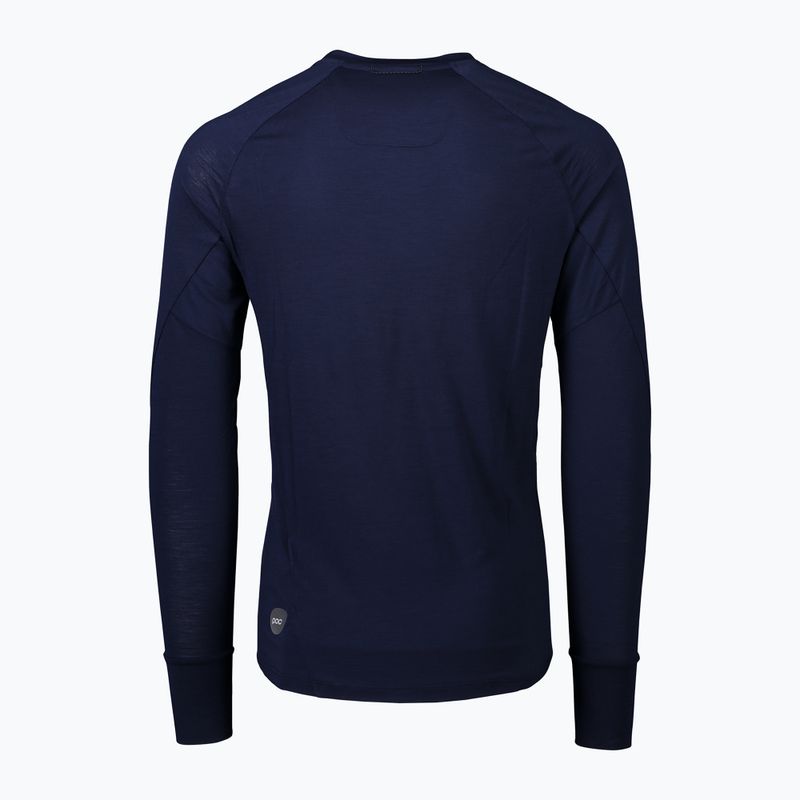 Ilgos rankovės trekkingui POC Light Merino turmaline navy 2