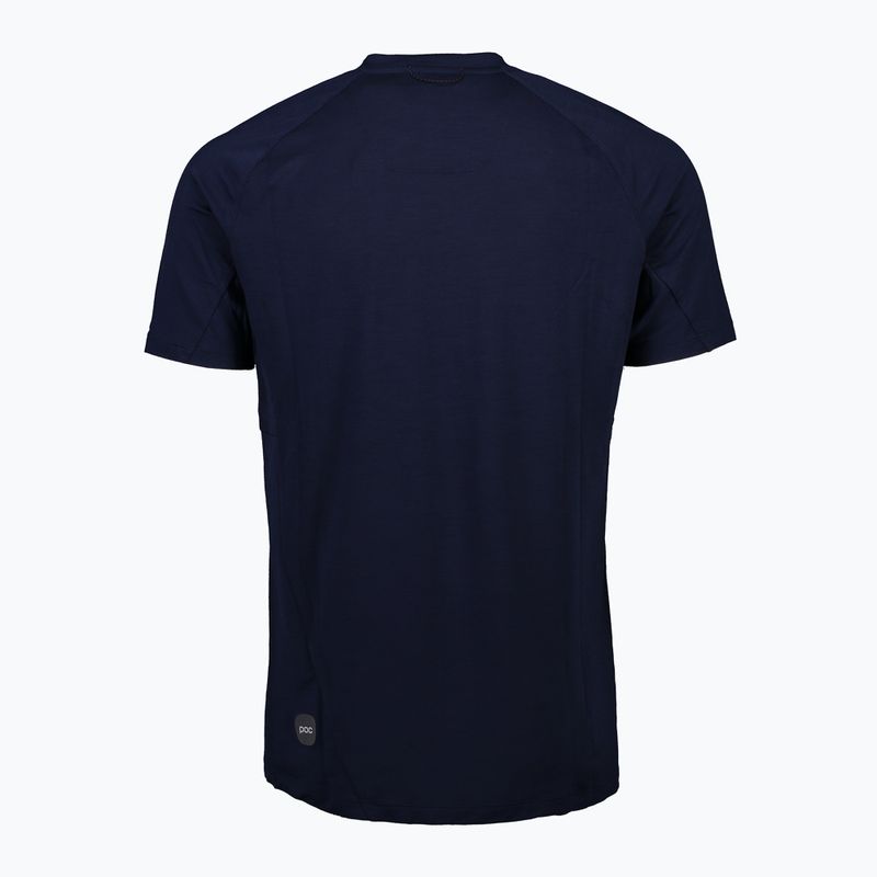 Vyriški POC Light Merino dviratininko marškinėliai turmaline navy 2