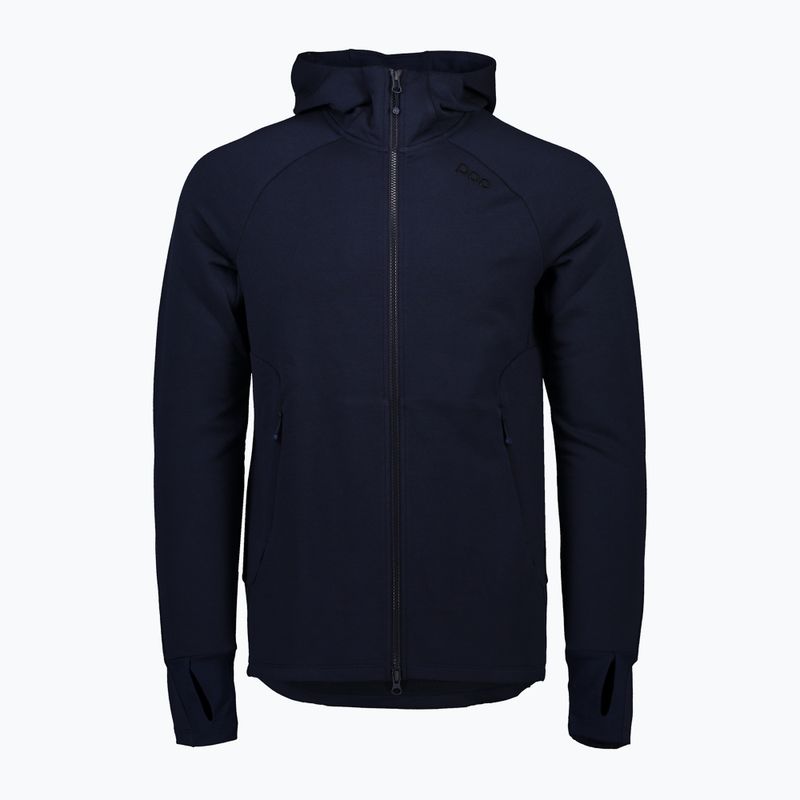 Vyriška trekingo striukė POC Merino Zip Hood turmaline navy