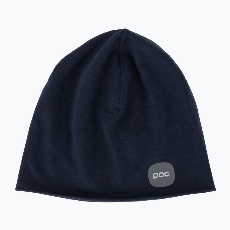 POC Light Merino Beanie dviratininkų kepurė turmaline navy 5