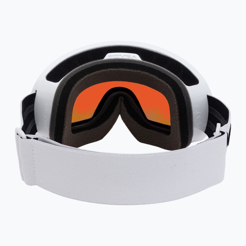POC Fovea Mid Clarity hydrogen white/spectris orange slidinėjimo akiniai 3