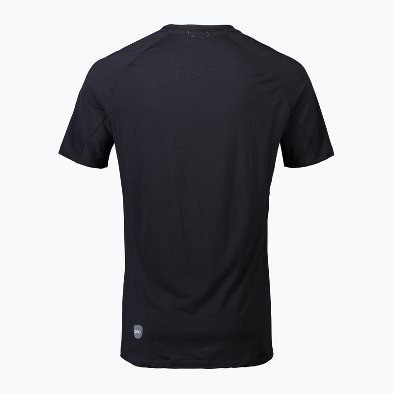 Vyriški POC Light Merino dviratininkų marškinėliai uranium black 2