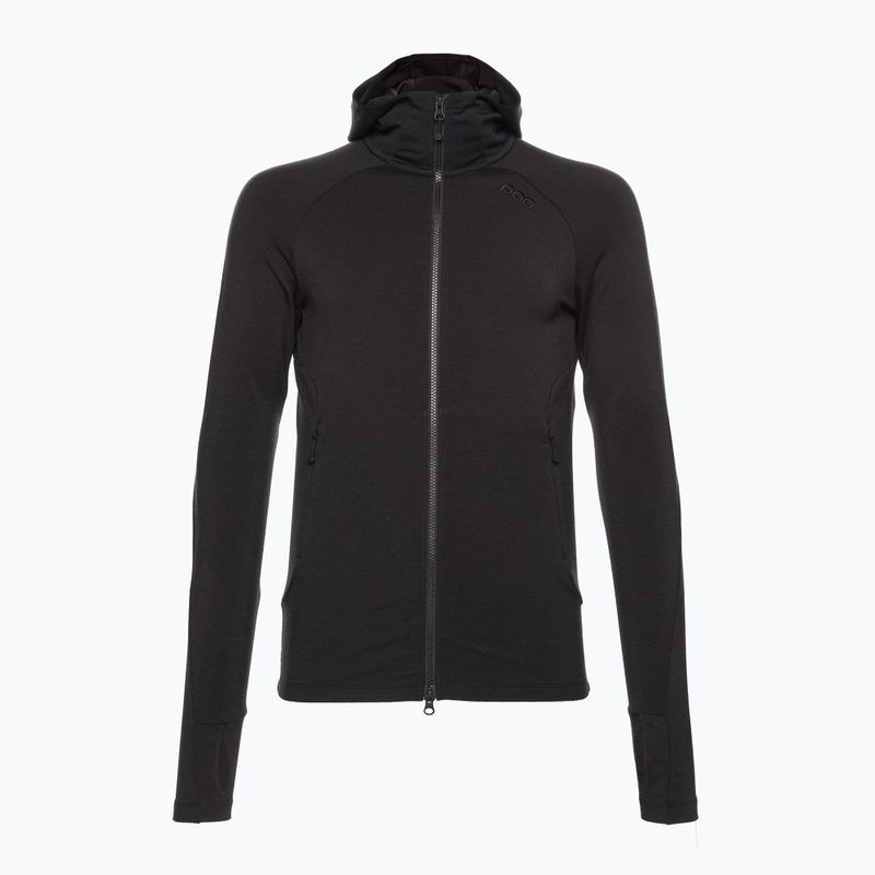 Vyriška trekingo striukė POC Merino Zip Hood uranium black 2