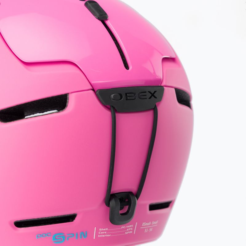 Moteriškas slidinėjimo šalmas POC Obex Spin actinium pink 7