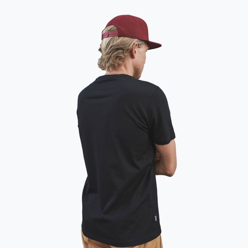 Trekingo marškinėliai POC 61602 Tee uranium black 2