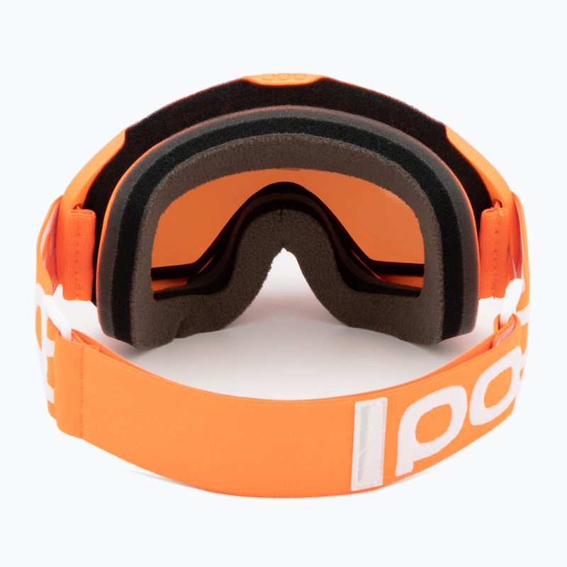 POC POCito Iris fluorescencinės oranžinės/oranžinės spalvos vaikiški slidinėjimo akiniai 3