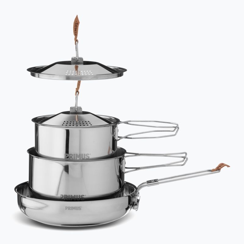 Puodų rinkinys Primus CampFire Cookset 1 l + 1,8 l + keptuvė