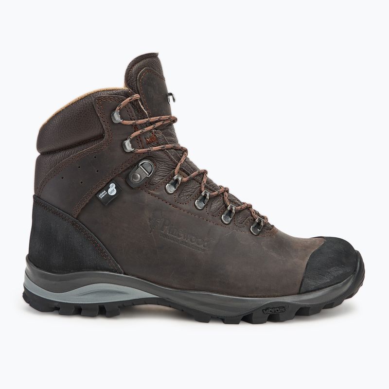 Vyriški turistiniai batai Pinewood Mid Hunting & Hiking Boot brown 2