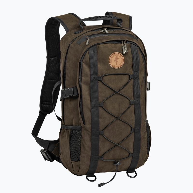 "Pinewood Outdoor" 22 l zomšinė rudos spalvos turistinė kuprinė 5