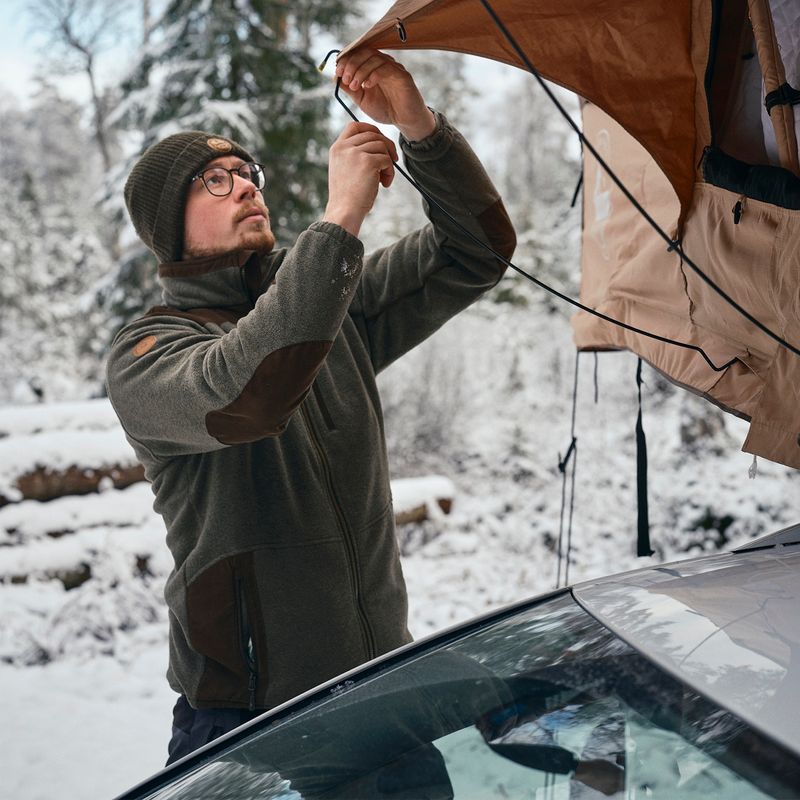 Vyriškas Pinewood Prestwick Exclusive alyvuogių melsvai rudos spalvos/melsvai rudos spalvos džemperis trekking 2