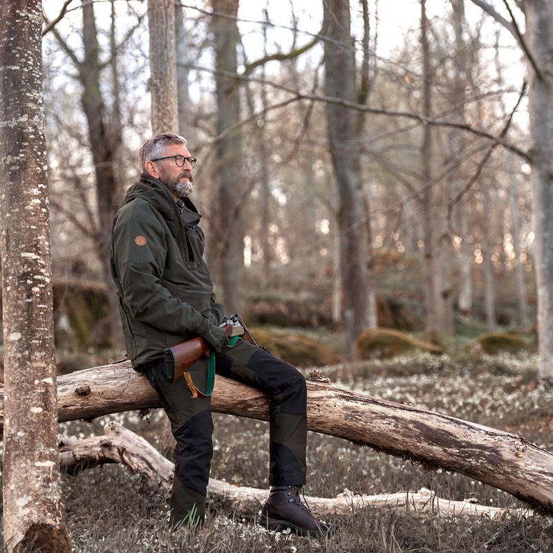 Vyriškos žygio kelnės Pinewood Caribou TC Extreme moss green/black 7