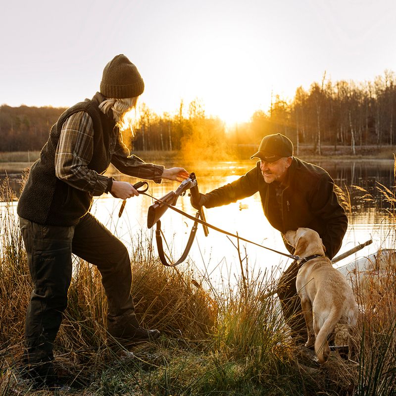 Žieminė kepurė Pinewood Knitted Wool mossgreen mel 9