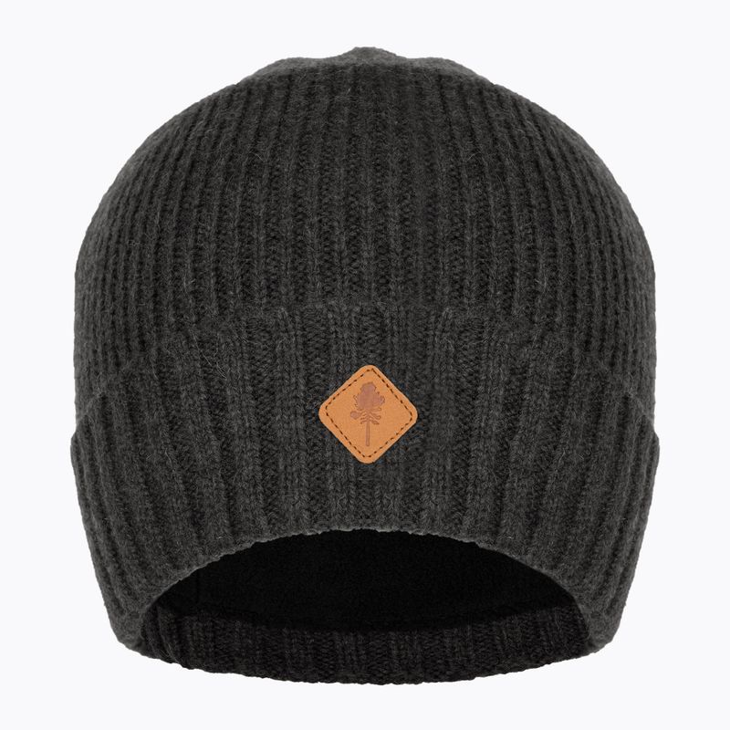 Žieminė kepurė Pinewood Knitted Wool dark anthracite mel 2